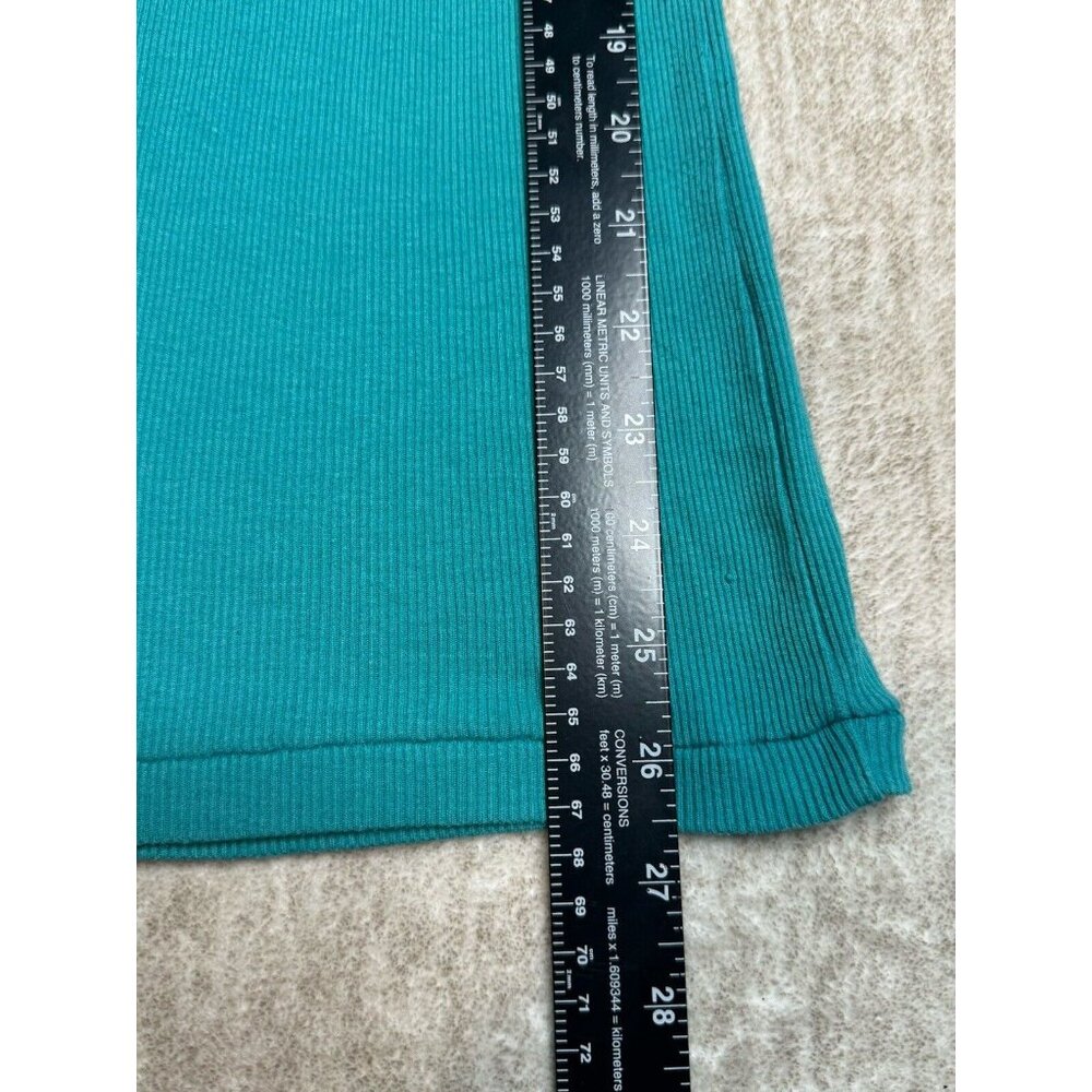 2000’s Abercrombie & Fitch Y2K Long Tank Top Cami Lace Straps Ribbed Shelf Bra - Picture 5 of 9
